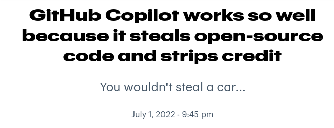 copilot stealing